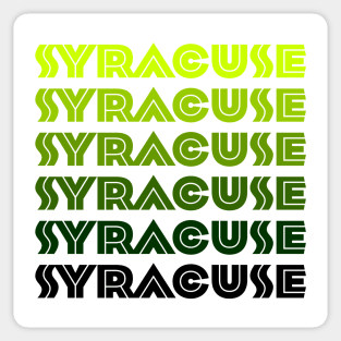 Green Syracuse Sticker